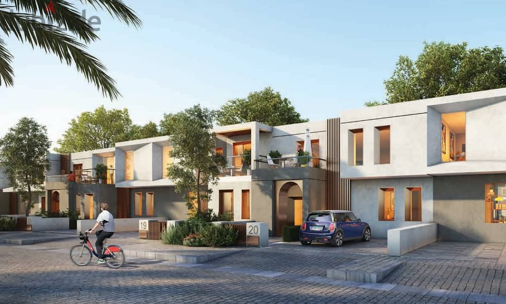 Townhouse for sale by Sodic in V Prime Location compound located in Sheikh Zayed next to Beverly Hills 1