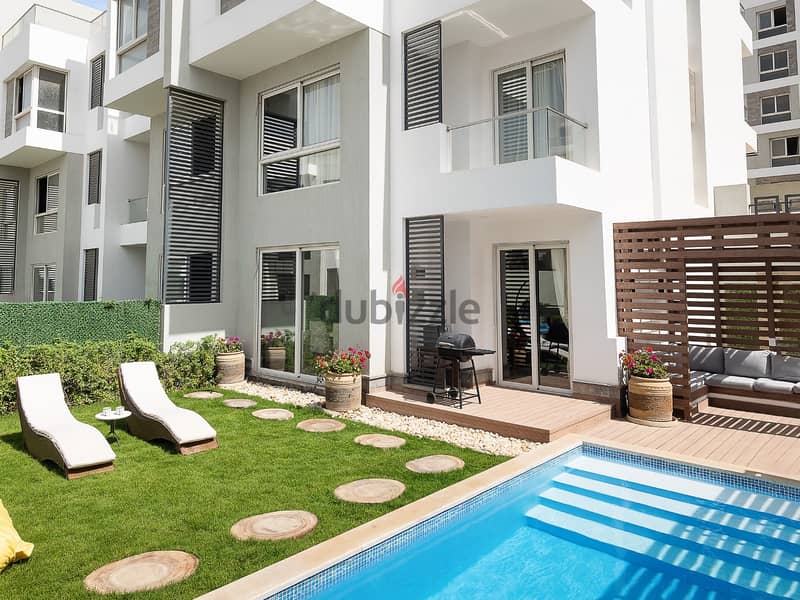 Townhouse  Villa for sale Ready to deliver  324 m BUA in Beta greens Mostakbal city 6