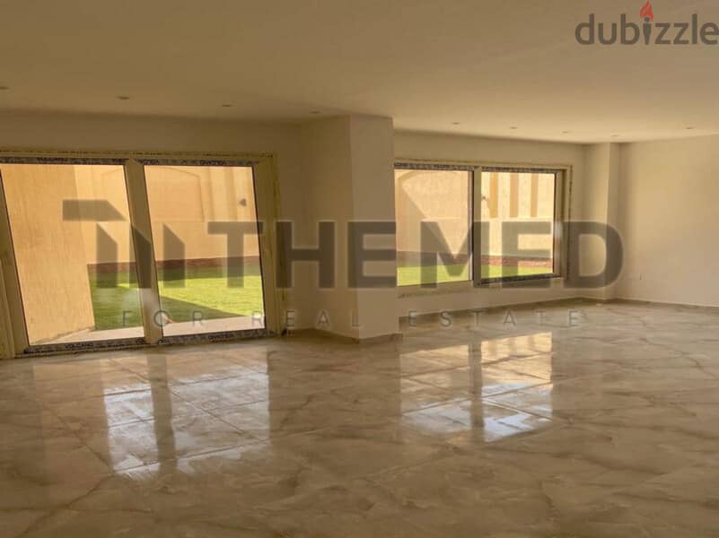 Apartment for sale, ground floor, with garden, prime location, in the Ninth District, Sheikh Zayed 1