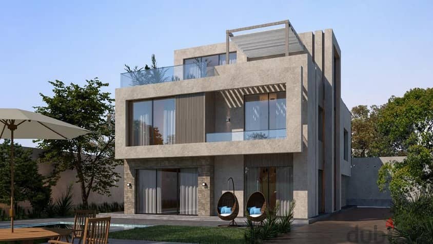 Own a twin house villa in Sheikh Zayed, in 10-year installments, at the price of an apartment in Park Valley Compound 1