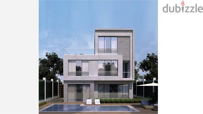 Own a twin house villa in Sheikh Zayed, in 10-year installments, at the price of an apartment in Park Valley Compound 7