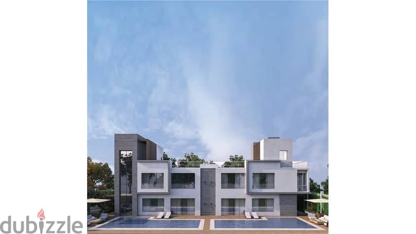 Own a twin house villa in Sheikh Zayed, in 10-year installments, at the price of an apartment in Park Valley Compound 11