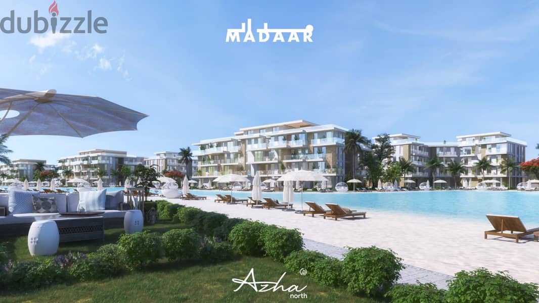 Opportunity to sell with a reservation check of 50 thousand (chalets at the price of a launch, Azha North Coast) 10% down payment - installments for 8 4