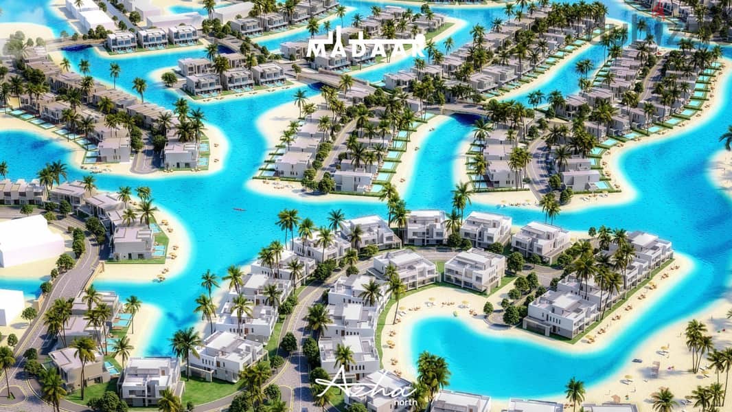 Opportunity to sell with a reservation check of 50 thousand (chalets at the price of a launch, Azha North Coast) 10% down payment - installments for 8 5