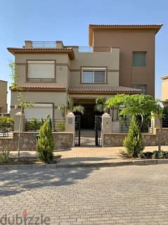 Tan house corner for sale, 300 square meters, ready for inspection in Palm Hills New Cairo Compound
