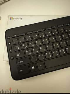 Microsoft Wireless all-in-one Media Keyboard | Black | As New