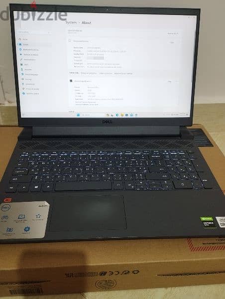Laptop Dell G15 5510 core i5 10500H 6