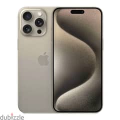MU793AA/A iPhone 15 Pro Max, Natural Titanium, 256GB Model A3106