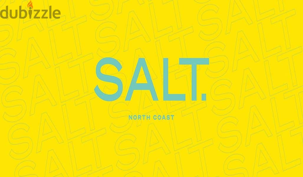 شاليه بڤيو علي البحر Sea view للبيع سولت الساحل الشمالي تطوير مصر salt 8