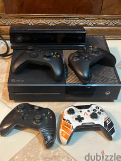 xbox one - 3 controller - kinect camera - 4 account games 0