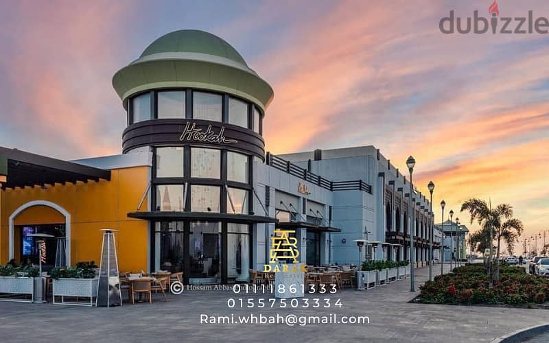Restaurant and cafe for sale, indoor, 98 sqm, in Open Air Mall, Madinaty, ground floor. Restaurant for sale in Madinaty, Open Air Mall, Madinaty. 5