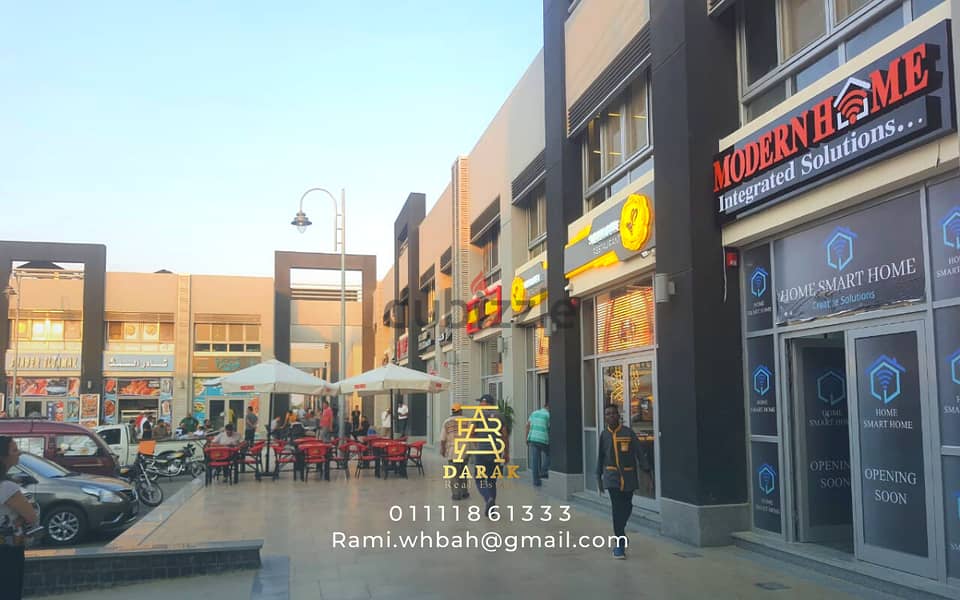 Distinctive restaurant and coffee shop for rent in Madinaty, 96m in the Craft Zone 8