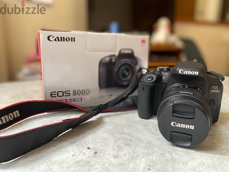 camera canon 800D used as new 8