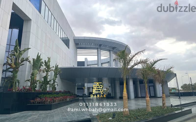 Office for rent, 100 sqm, in East Hub, Madinaty, Panorama, main facade 3