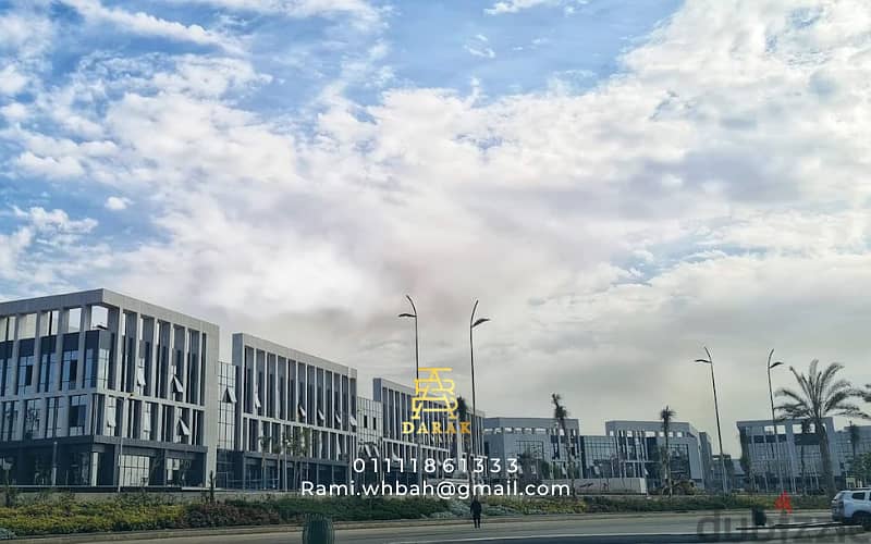 Office for rent, 100 sqm, in East Hub, Madinaty, Panorama, main facade 4