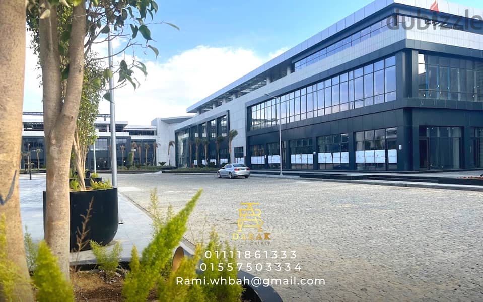 Office for rent, 100 sqm, in East Hub, Madinaty, Panorama, main facade 5