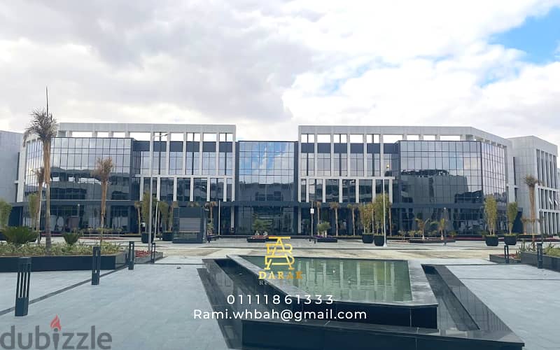 Office for rent, 100 sqm, in East Hub, Madinaty, Panorama, main facade 8