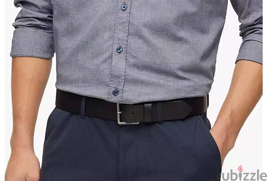Hugo boss genuine leather belt حزام جلد هوجو بوص ايطالي اصلي جديد 7