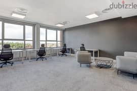 Private office space for 3 persons in Maadi Club