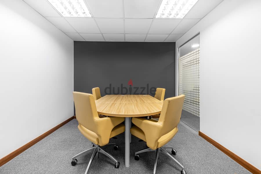 مساحة مكتبية خاصة متكاملة الخدمات لك ولفريق عملك في Arkan Plaza 5
