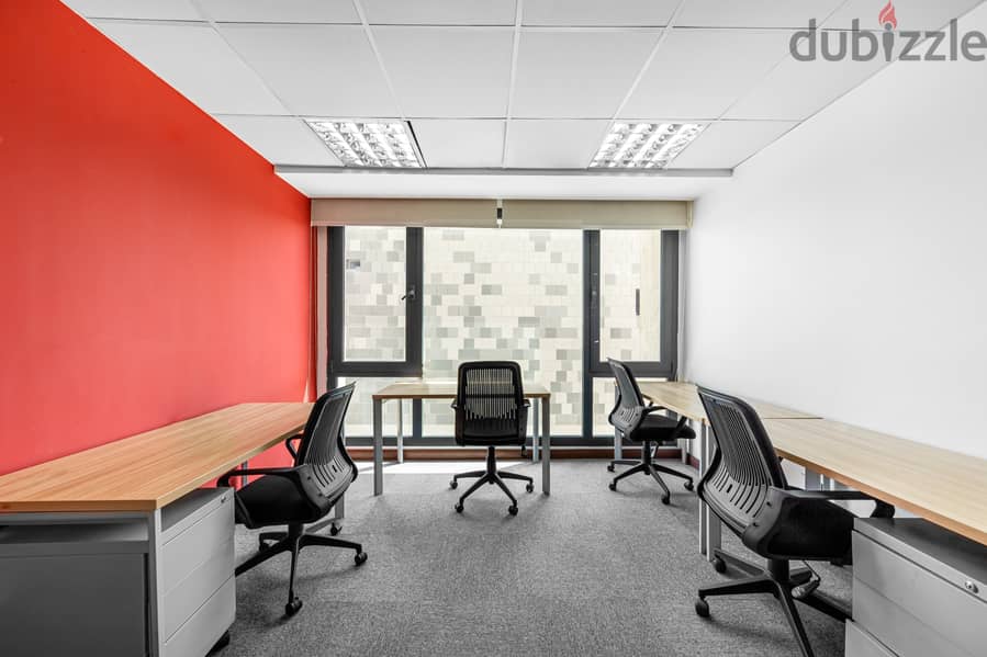 Open plan office space for 10 persons in Arkan Plaza 3