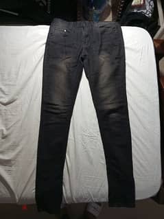 black jeans with effect
