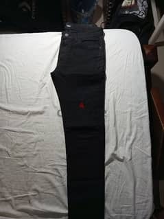 Black denim jeans 0