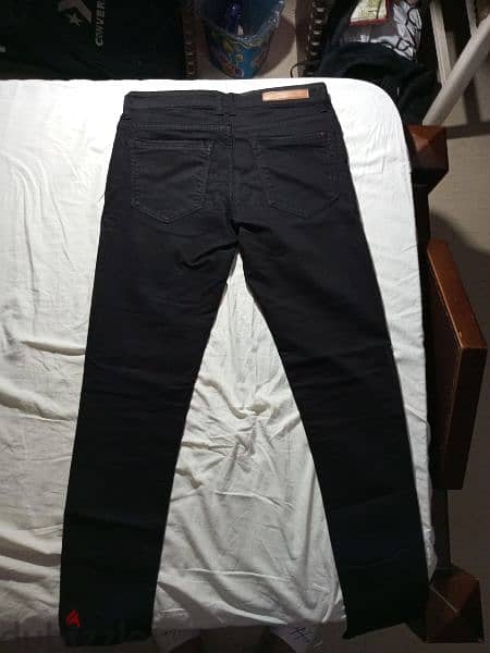 Black denim jeans 3