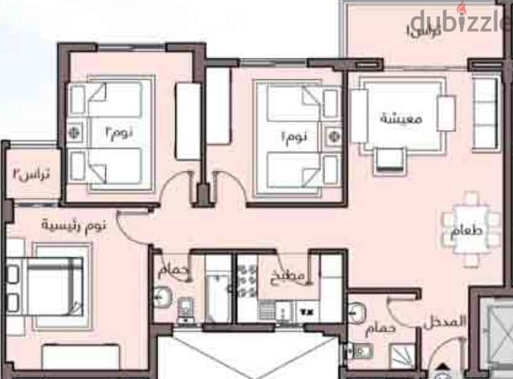 An investment or residential opportunity that does not replace receipt at the doors in my city in the latest stages B12, group 123 (Talaat Mustafa), 1 2