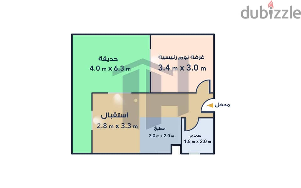 Chalet for sale 40m + 15m garden - Sidi Abdel Rahman (Zahra Compound 2