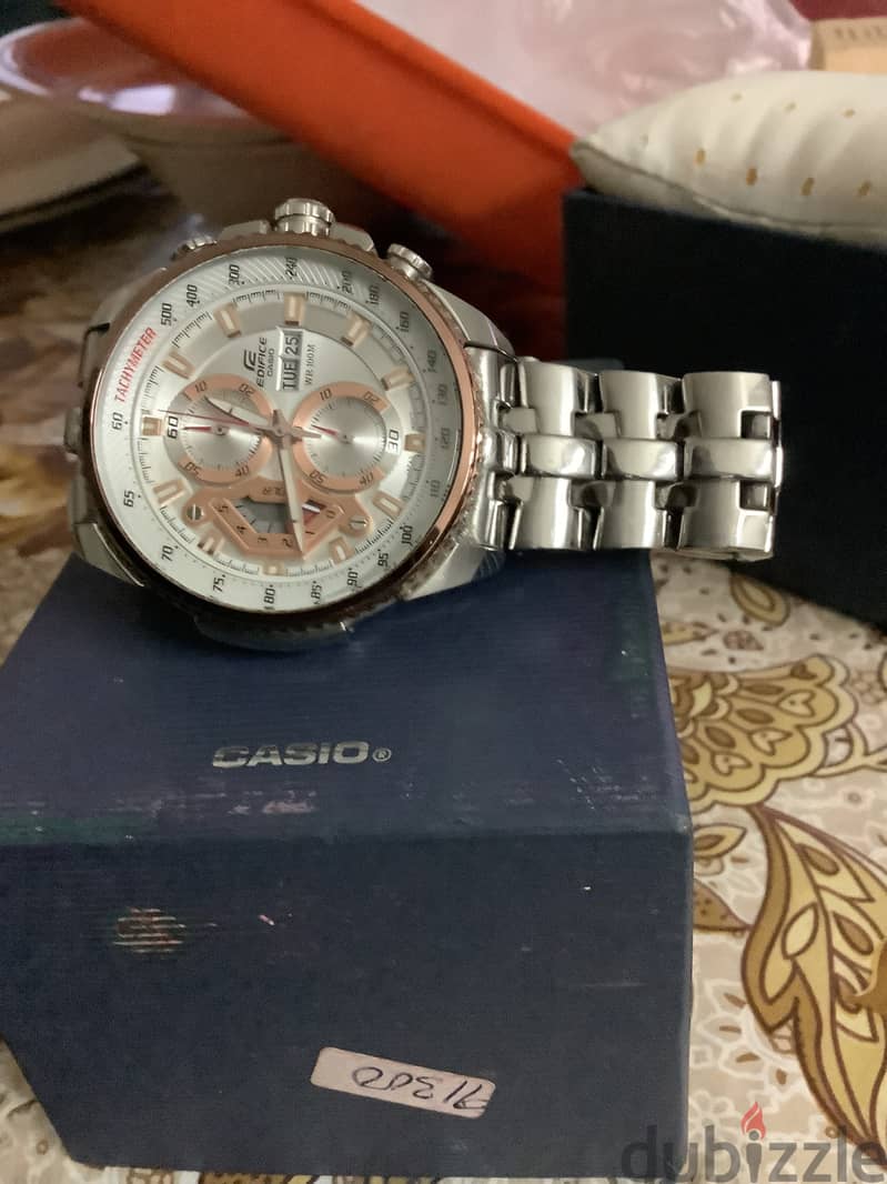 Casio EFSS 80 Stainless Steel Analog-Chronograph Edifice Mens Watch 2