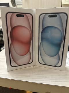 IPHONE 15 dual sim PINK AND BLUE AVAILABLE 0
