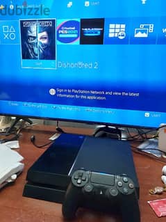 PS4 Fat 1 terabyte, controller pro اصلي