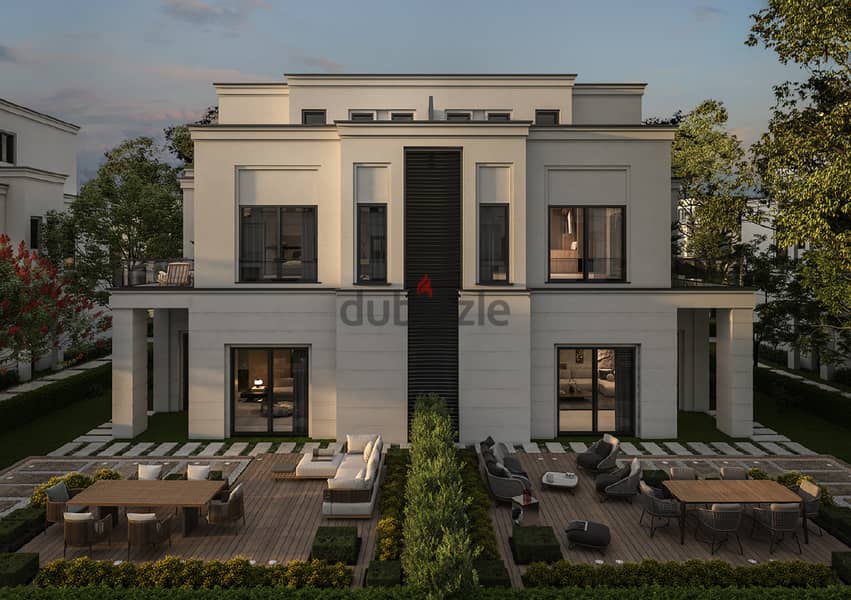 Twin Villa for sale on Zayed Naia West 280m with installments over 9y October الشيخ زايد نايا ويست اكتوبر 14