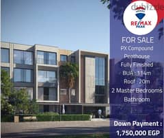 PX Compound  Palm Hills Penthouse  For Sale 114m