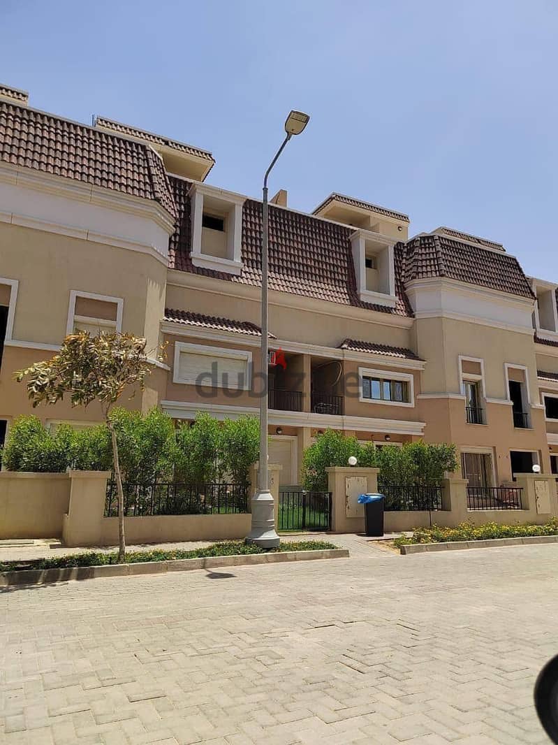 للبيع بسعر مميز S Villa كورنر 239م في كمبوند سراي | S Villa For sale 239M Prime View in Sarai New Cairo 3