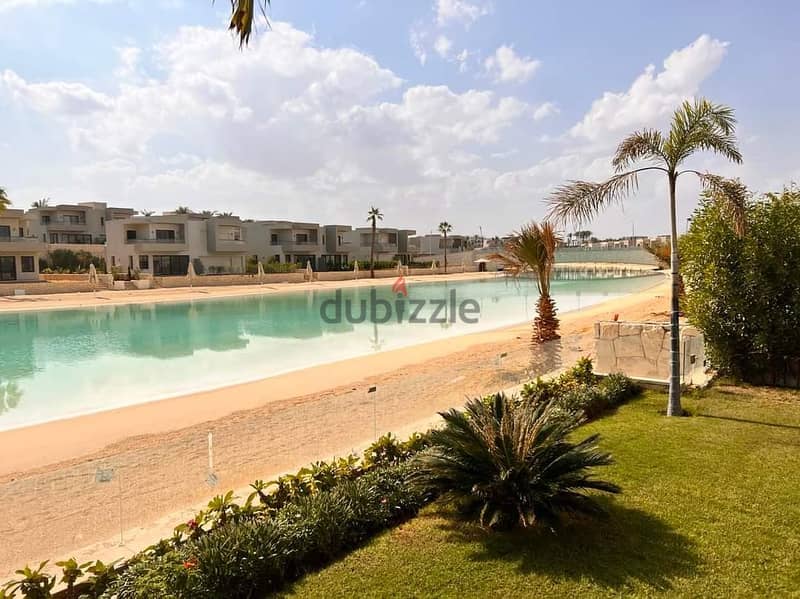 435 sqm villa for sale, super luxurious finishing, with air conditioners and kitchen, in Azha Village, North Coast 12