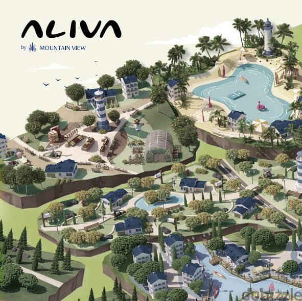 Resale - 3 bedrooms apartment 140sqm over looking wide green area and installments over 8 years,6 million lower than company price Mountain View Aliva 3