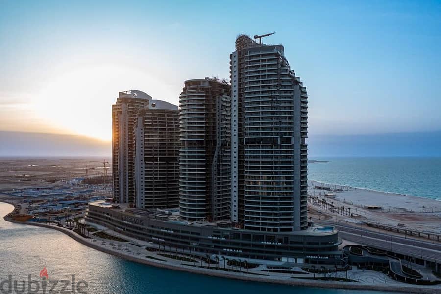 Apartment for sale in the latest release of the New Alamein Towers [ Fully Finished + Immediate Delivery + Exceptional Sea View ] 2