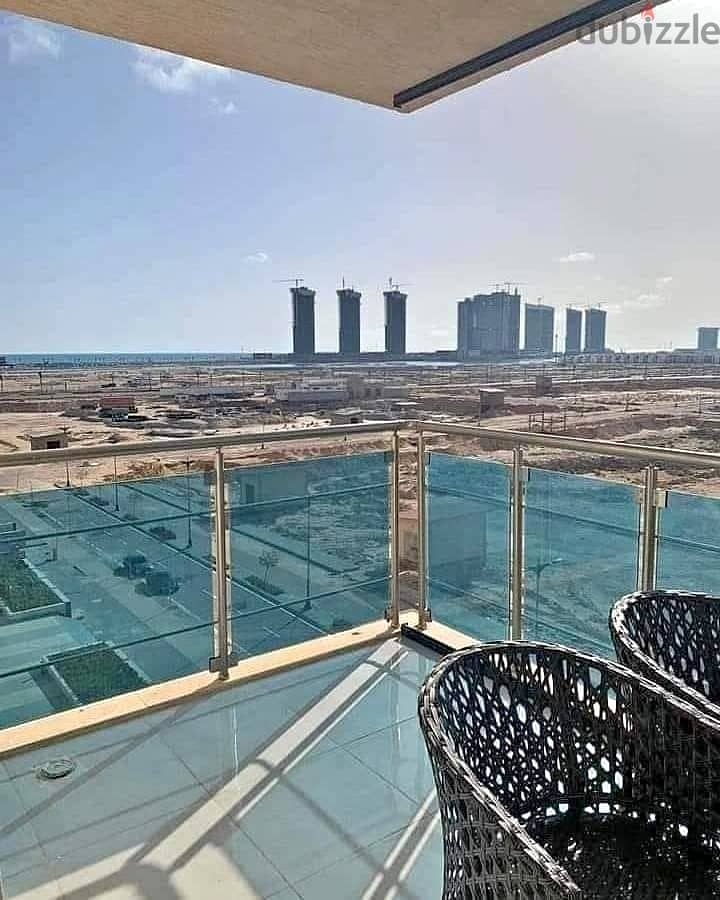 Apartment for sale in the latest release of the New Alamein Towers [ Fully Finished + Immediate Delivery + Exceptional Sea View ] 4