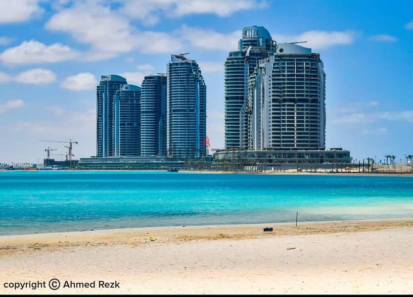 Apartment for sale [ Fully Finished + Immediate Delivery + Exceptional Sea View ] in the latest release of the New Alamein Towers 17