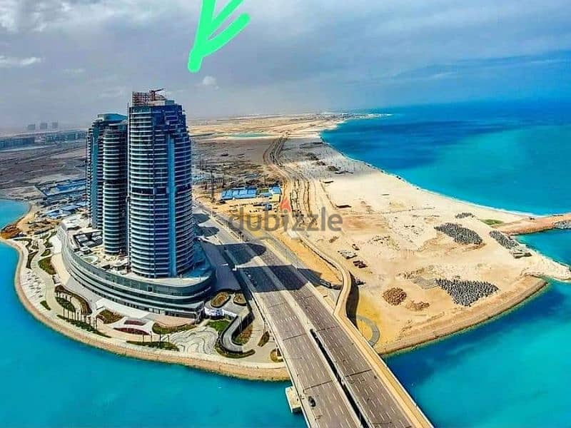 Apartment for sale in the latest release of the New Alamein Towers [ Fully Finished + Immediate Delivery + Exceptional Sea View ] 8