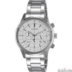 Citizen AN8150-56A Analog Men's Watch, Stainless Steel Strap - Silver