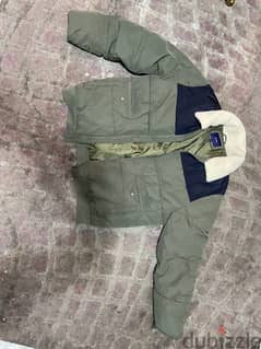Puffer Jacket with fur neck -kiabi