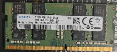 RAM Samsung ddr4 2666hz 16GB  laptop