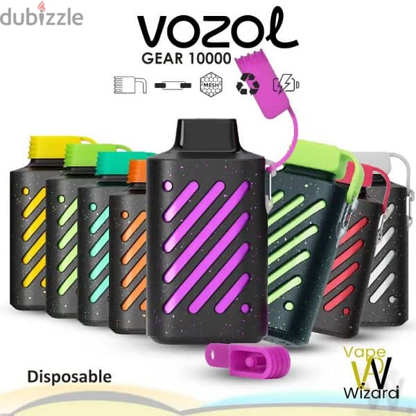 VOZOL 10000 PUFFS VAPE ORIGINAL فيب فوزول 10000 سحبة الأصلي 0