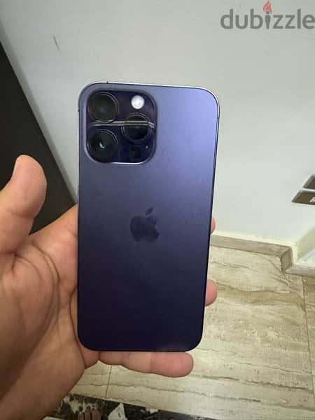iphone 14 pro max 256 GB purple battery 100% وارد الامارات 3