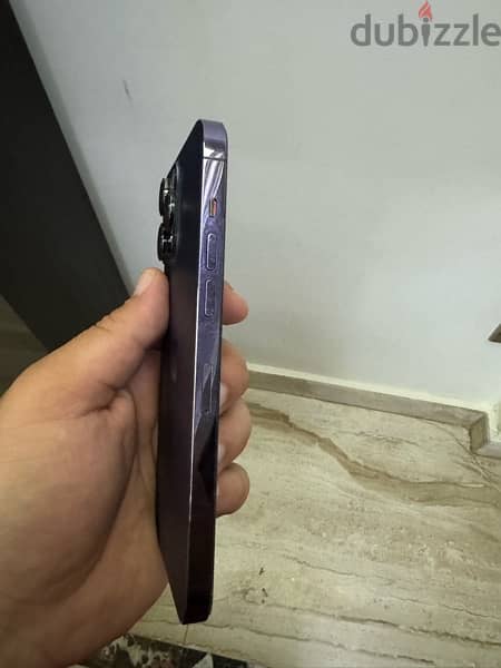 iphone 14 pro max 256 GB purple battery 100% وارد الامارات 4