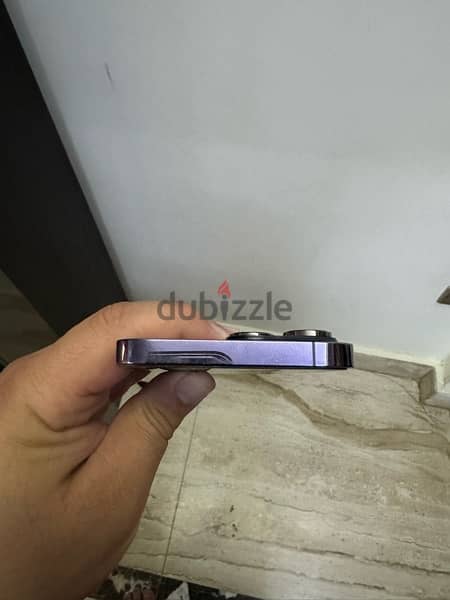 iphone 14 pro max 256 GB purple battery 100% وارد الامارات 6