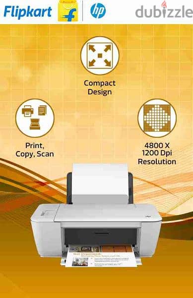 برنتر وسكانر Hp inkjet 1510 بالكرتونة 1